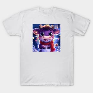 Cute Ox Drawing T-Shirt